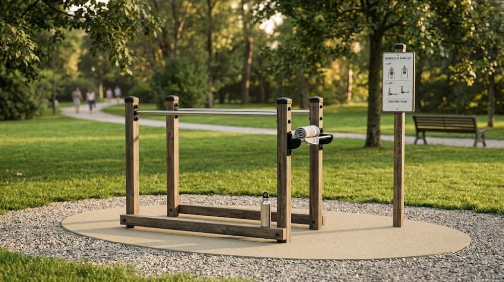 Attrezzi fitness outdoor per calisthenics: come comporre l’area