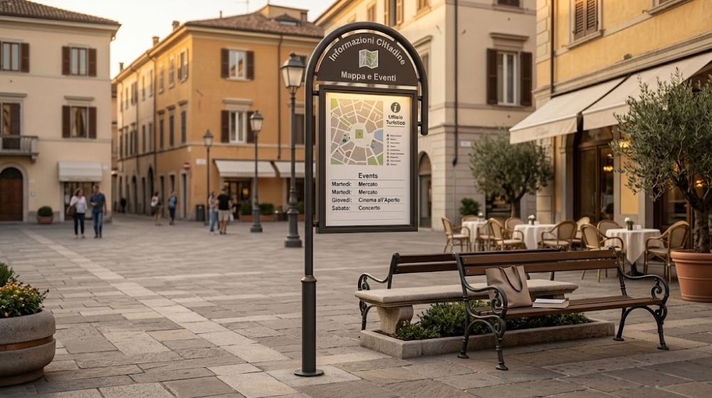 Bacheche per arredo urbano: funzionali ed esteticamente piacevoli