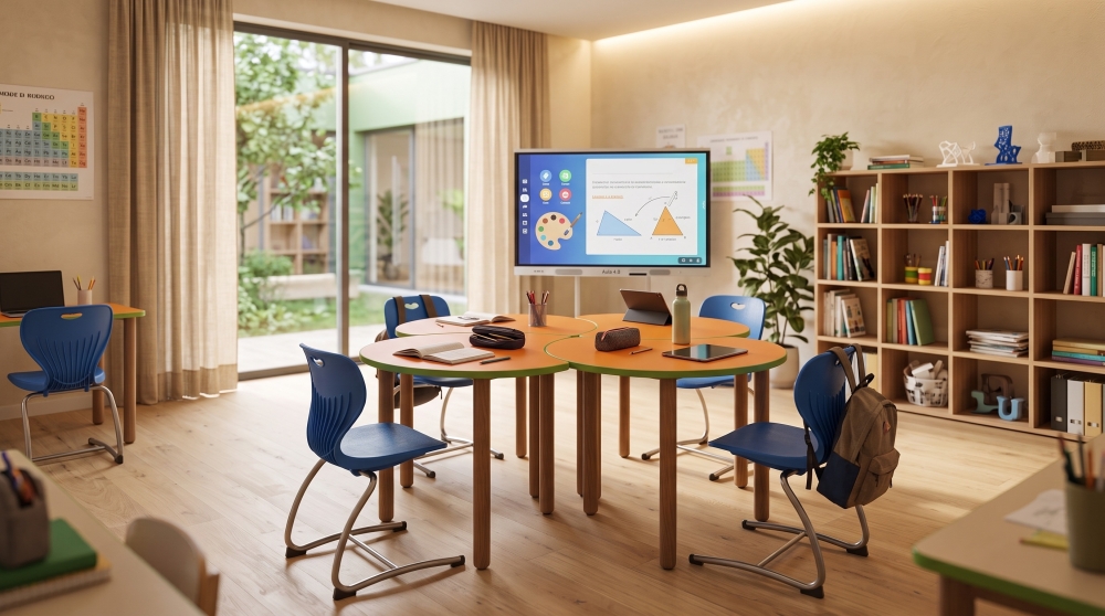 Scuola 4.0: come progettare un’aula flessibile con banchi modulari