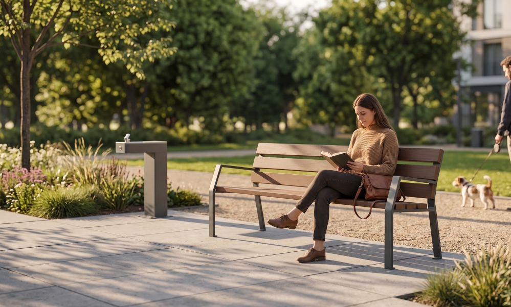 Panchine per arredo urbano: materiali, prezzi e modelli per parchi pubblici