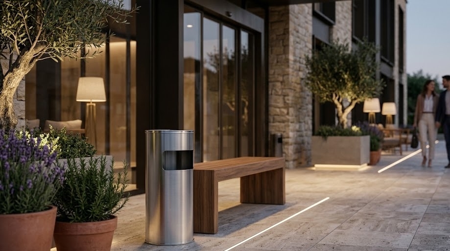Posacenere da esterno per bar e ristoranti: come mantenere puliti i dehors