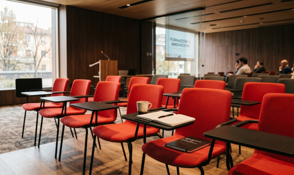 Sedie per sala riunioni: tipologie e differenze principali
