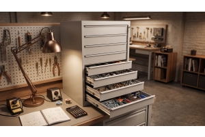 Come organizzare minuteria e utensili in officina: armadi, cassettiere e sistemi di stoccaggio