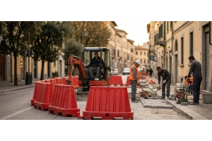 Barriere New Jersey in cemento o plastica: quale scegliere?