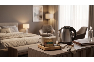 Come integrare il bollitore nell’arredo della camera hotel