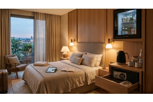 Camera hotel sostenibile: quali accessori scegliere per ridurre consumi e impatto ambientale