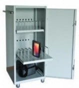 Carrelli ed armadi di ricarica per arredo didattico
