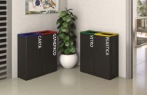 Contenitori per la raccolta differenziata da interni