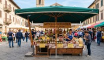 Ombrelloni da mercato