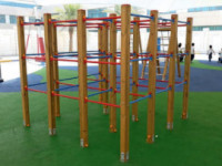 Palestrine ed arrampicate per parco giochi