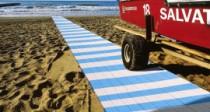 Passerelle per spiaggia