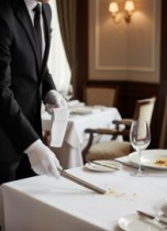 Raccogli briciole per ristorante