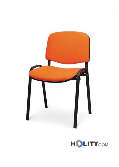 Sedia in ecopelle per sala congressi h487_11