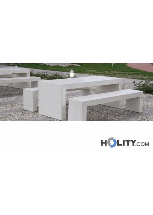 Tavolo in cemento per spazi pubblici h33822