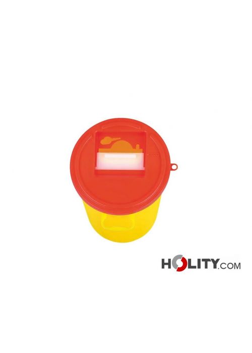 MINUS ONE Set di 3 contenitori per ingredienti, contenitori per barbecue con coperchio, 3 scomparti da 400 ml, per limoni, frutta, olive e ingredienti da cocktail, 50 x 15 x 10 cm