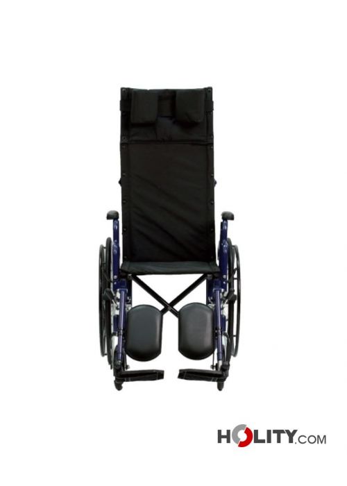 Carrozzina per disabili on schienale reclinabile h23020