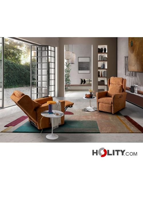 Poltrona relax con doppia pediera h895_17