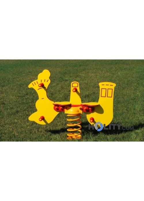 Gioco a molla Trenino a due posti h35104