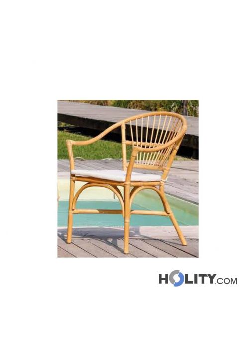 Sedia in rattan per bar e ristoranti h1122