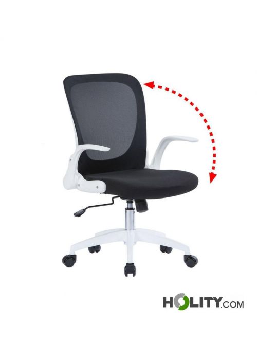 Sedia Ergonomica Sedia Con Schienale Pieghevole Sedia Da Ufficio
