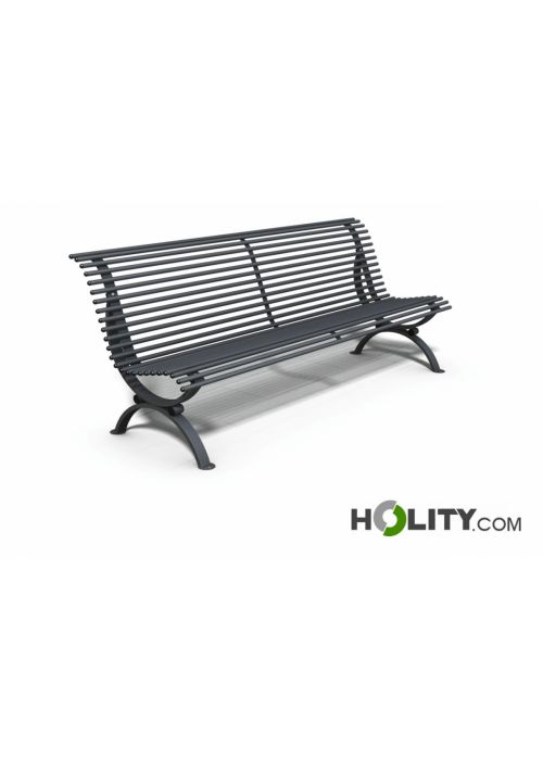 Panchina in metallo per spazi pubblici h140_372