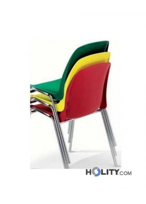 Arredo Sedia Conferenze Sedia Sala Conferenza Con Tavoletta H511_01 - Main Image