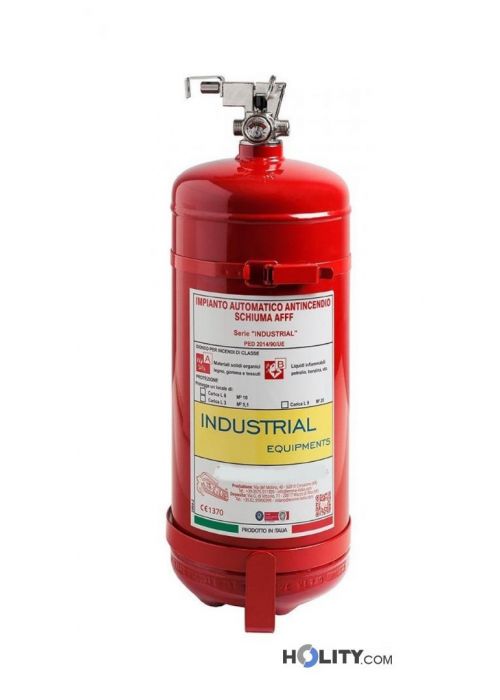 Primo Taglio Estintore Idrico Schiuma 6 Litri - Anno 2025 Con Staffa Estintore Per Attività Ricettive - Foto 3
