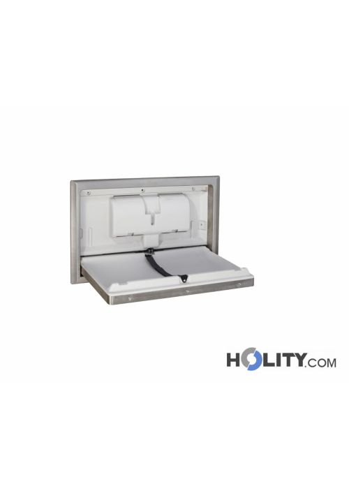 Fasciatoio Verticale Pieghevole Per Bambini - Da Parete, Grigio, Portaoggetti, Capacità 25 Kg, Modello M-B1 - Foto 9