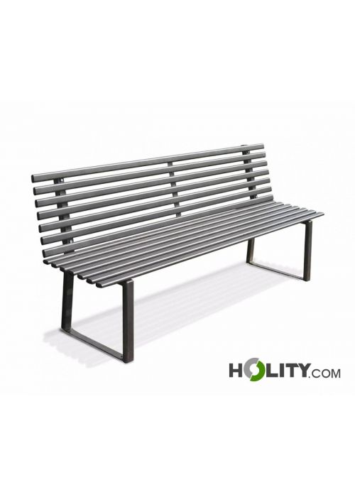 Panchina arredo urbano in acciaio h33703