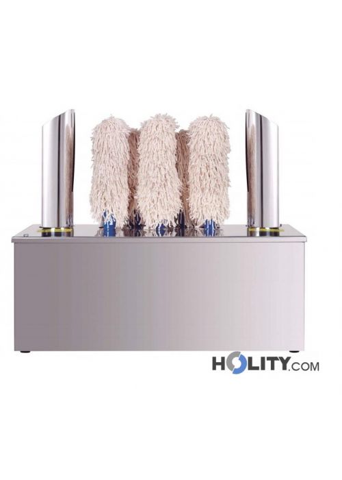 Bacchetta Per Piatti Compac Home Plus: Spazzola Rotante Con Spugna Abrasiva Per Pentole E Bicchieri, 2 Pezzi - 4