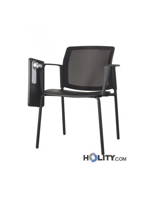 Tavoletta Scrittoio Sedia Conferenza Con Braccioli Sedia Da