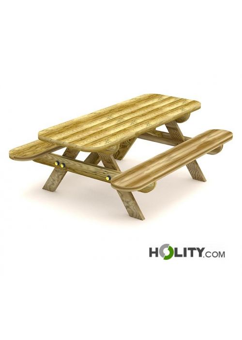Tavolo e panche pic nic per bambini h575_73