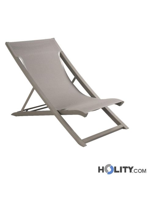 Sedia sdraio pieghevole Sunset Grosfillex h7812