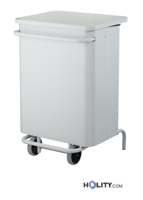 Maison Exclusive - Pattumiera a Pedale Deco Rotonda 30 L Argento