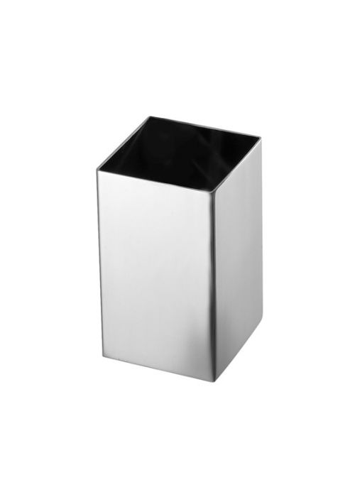 Set Accessori Bagno - Portaspazzolini E Portasapone In Acciaio E Vetro Satinato, Doppio Fissaggio (Viti E Biadesivo)