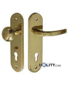 Maniglia per hotel - porta di ingresso in ottone h0405