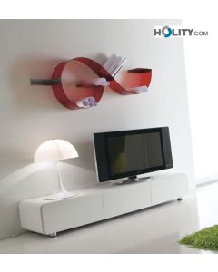 Base portatv con 3 cassetti in legno laccato h18603 h18604