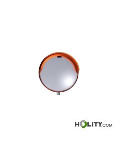 Specchio stradale convesso in acciaio inox h1008_10