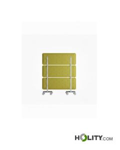 Pannelli acustici per ufficio base con ruote h1033_22