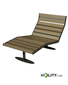 Chaise Longue per giardini pubblici h109_294