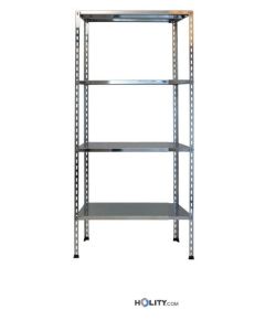 scaffale-inox-a-bullone-4-ripiani-lisci-160x40xh180-cm-h11138