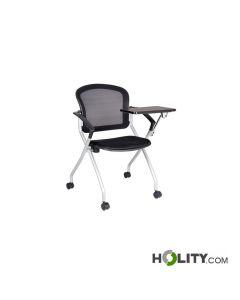 sedia-conferenza-con-tavoletta-h122-89