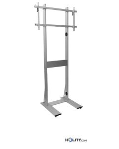 maxi-piantana-porta-tv-in-alluminio-su-piedini-h12522