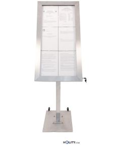 Display a led 6A4 in acciaio inox satinato h14815