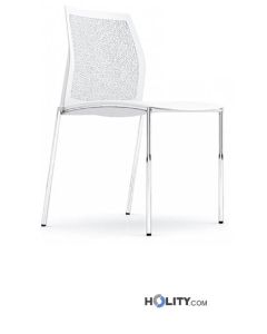 Sedia in plastica impilabile h15954