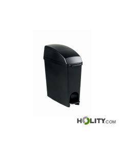 Contenitore sacchetti igienici in ABS nero 15 litri h20_234