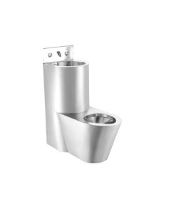 Wc con lavabo in acciaio inox h218_232