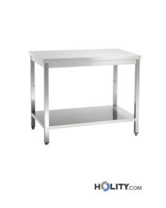 Tavolo da lavoro inox lunghezza 160 cm h220_334