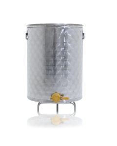 Contenitore in acciaio inox capacità 100 kg h28906
