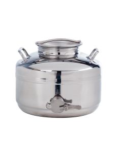 Contenitore miele in acciaio inox da 10 lt h28909